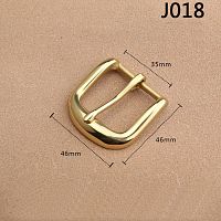 Пряжка 35 мм латунная Золото арт. J018  - купить для кожевенного хобби