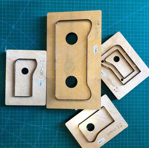 Штанцформы (вырубные штампы) для портмоне Контур   - фото товара