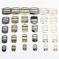 Пряжка-регулятор трехщелевая 19-50 мм арт. 4407