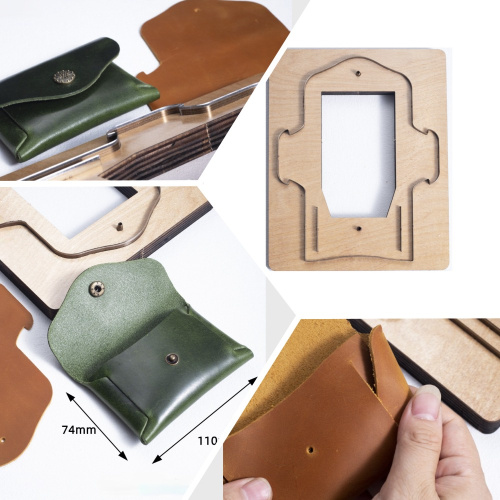 Штанцформы (вырубные штампы) Монетница на кнопке   - фото товара