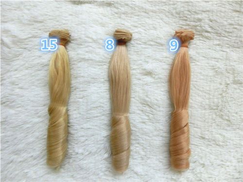 Трессы для кукол 20 см Локоны фото 3