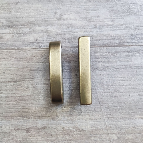 Шлевка для ремня 39 мм Антик Латунь  FBB Sh-039 - фото товара фото 2