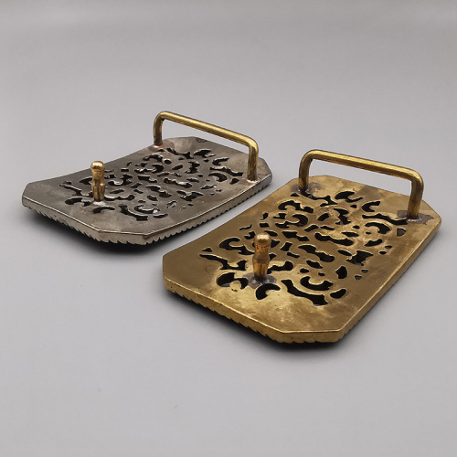 Пряжка для ремня декоративная, с шипом 30 мм, 38 мм Узоры фото 6