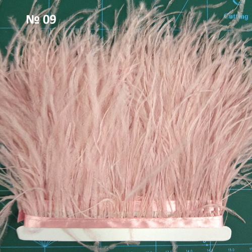 Перья страуса на ленте фото 17