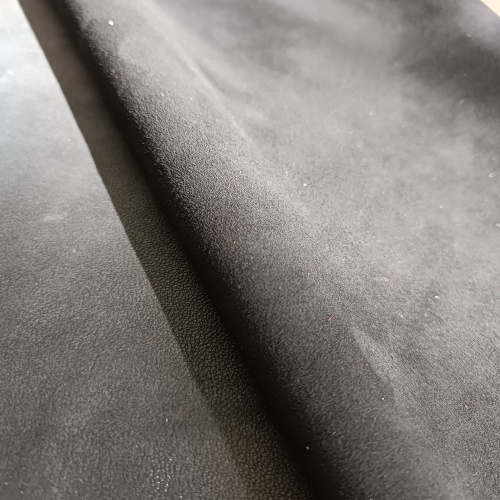 Замша натуральная 0,3-0,5 мм Черный Турция фото 7