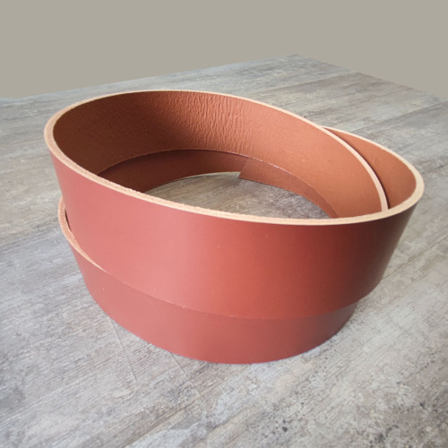 Заготовка для ремня раст. дубл. 39 мм толщ. 2,9 мм Коричневый Италия  ZR_RD890 - фото товара