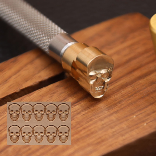 Штамп для тиснения по коже Череп нерж. сталь | Галерея фото | Pava.pro Штамп для тиснения по коже Череп нерж. сталь YM_Scull - фото товара