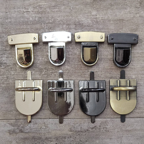 Уценка! Застежки портфельные 30-40 мм с рельефной кнопкой фото 5