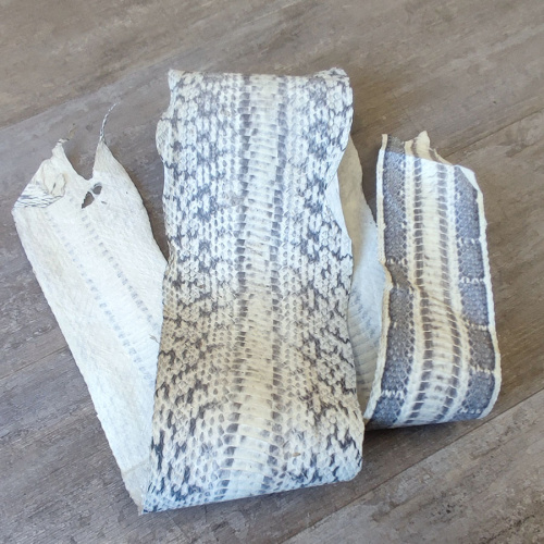 Кожа змеи 0,3 мм натуральный фото 4