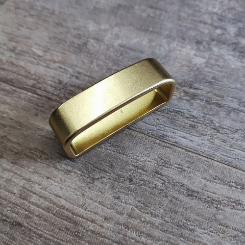 Шлевка для ремня 40 мм Латунь фото 2