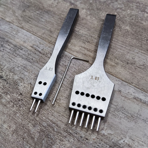 Пробойники строчные Гвозди со сменными зубьями 3-4 мм Набор фото 3