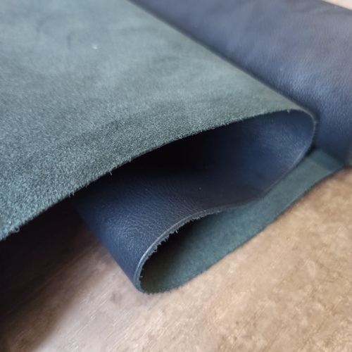 Кожа Парус Темно-синий 1,3-1,5 мм фото 3