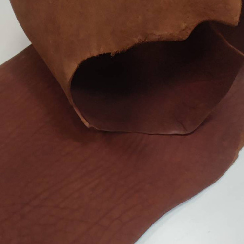 Кожа вороток краст ШСК 3,6-4,0 мм комб. дубл. Коньячный фото 6