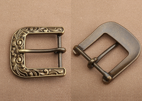 Пряжка для ремня 38 мм латунная Цветы T06  PR T06 - фото товара фото 2