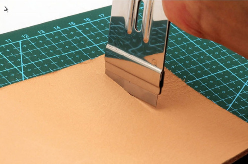 Нож шорный (шпальтовочный) №7 с черной ручкой фото 6