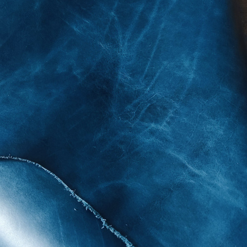 Кожа Пола 1,2 мм растит. дубл. PONTE WAX Синий фото 2