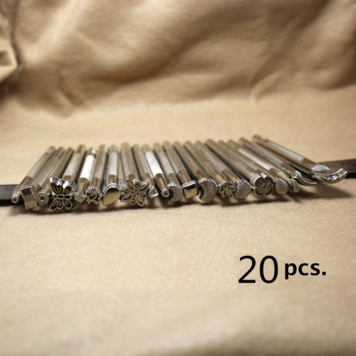 Штампы для тиснения по коже Набор 20 штук  LQ T-001 - фото товара