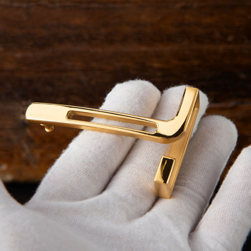 Пряжка 35 мм стальная Т-образная с шипом фото 5