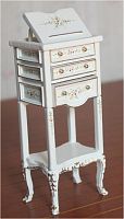 Бюро для кукол Золото и роспись на белом  - купить для кожевенного хобби