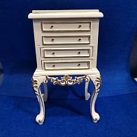 Миниатюра 1:6 для кукол Тумбочка для хранения украшений  - купить для кожевенного хобби