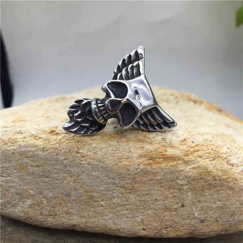 Концевик на два шнура 10х5 мм Череп с крыльями Сталь | Галерея фото | Pava.pro фото 4 Концевик на два шнура 10х5 мм Череп с крыльями Сталь BR-KZ 2027 - фото товара фото 4