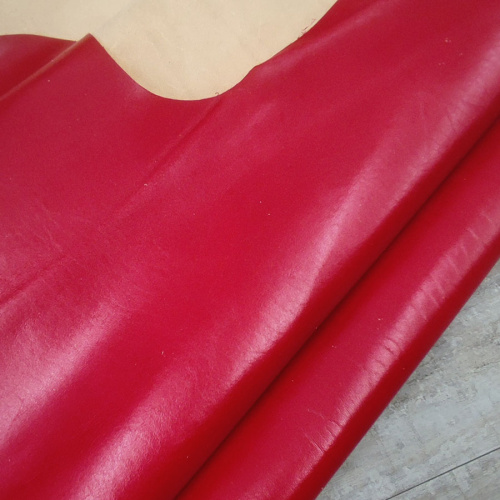 Кожа раст. дуб. Аванкорпо Rosso 1,3-1,5 мм Красный фото 3