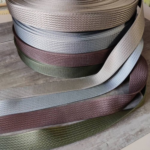 Лента ременная 38 мм/2 мм Елочка пэ фото 9