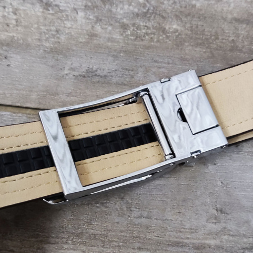 Ремень замшевый 34 мм толщ. 4 мм с автоматической пряжкой   R-34ZA - фото товара фото 4