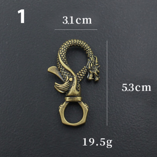 Карабин латунь Дракон фото 2