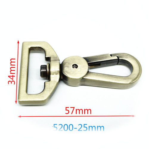 Карабин металлический 25 - 38 мм арт. 5200 фото 2