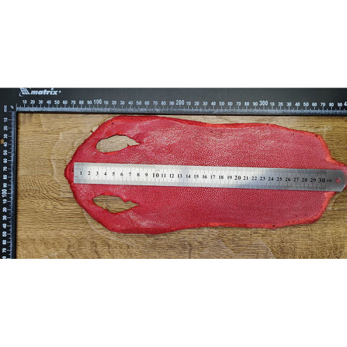 Кожа ската натуральная 10х30 см шлифованная фото 9