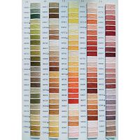 Нитки мулине 100% хлопок Желто-коричневая гамма