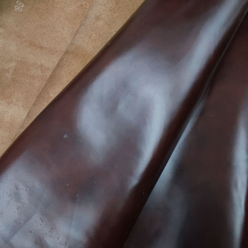 Кожа КРС 1,2-1,4 мм пылевидная с покр. Коричневый фото 3