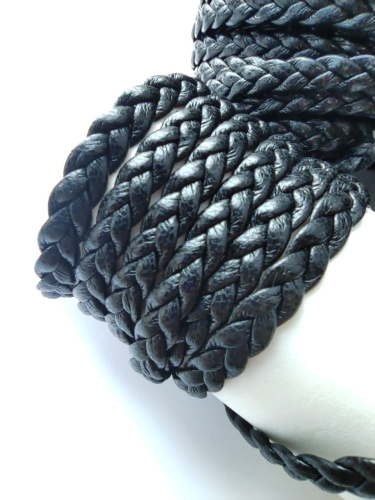 Шнур плетеный 7х2 мм Косичка Италия фото 5