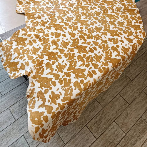 Кожа с ворсом КРС 1,1 мм Корова светло-рыжая фото 2