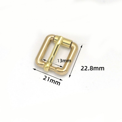 Пряжка 13-38 мм латунная с роликом L12 фото 2