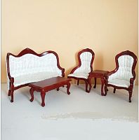 Набор мягкой мебели для кукол Махагон 5 предметов  - купить для кожевенного хобби