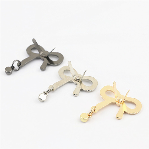 Зажим декоративный Бант со стразом фото 5