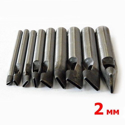 Пробойники овальные (щелевые) 2 мм Пробойники овальные (щелевые) 2 мм