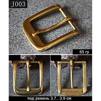 Пряжка 40 мм латунная Золото L J003  - купить для кожевенного хобби