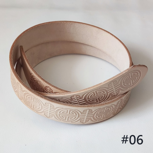 Заготовка для ремня 38 мм толщ. 3,8 мм раст. дубл. с тиснением Италия 1-10 фото 7