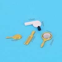 Фен и расчески для кукол Миниатюра 1:12  - купить для кожевенного хобби