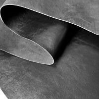 Кожа Юфть 2,2-2,4 мм комб. дубл. Черная Белоруссия