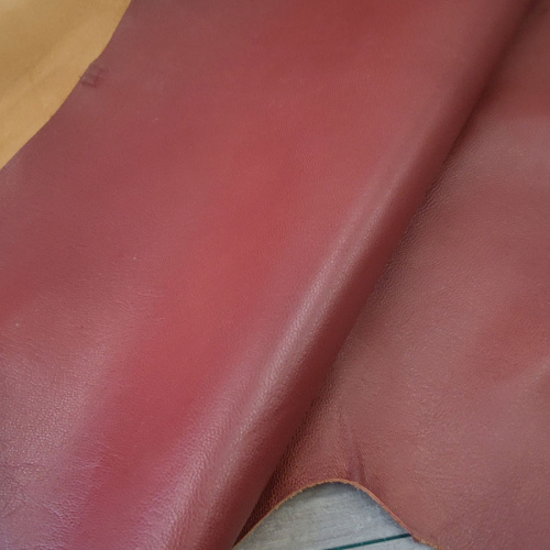 Кожа козы (шевро) 1,0-1.3 мм Красно-коричневый Испания фото 2