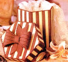 Набор для объемной вышивки Шкатулка полосатая  - купить для кожевенного хобби