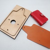 Штанцформы (вырубные штампы) Обложка на кнопке  - купить для кожевенного хобби