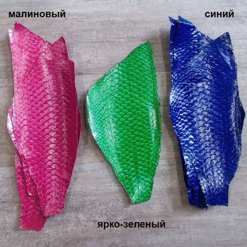 Кожа рыбы 0,7 мм Карп глянец фото 8