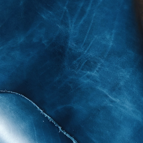 Кожа Пола 1,2 мм растит. дубл. PONTE WAX Синий фото 6