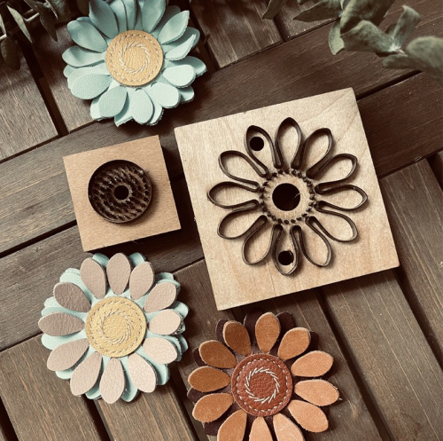 Штанцформа (вырубной штамп) для кожи Ромашка 8 см | Галерея фото | Pava.pro Штанцформа (вырубной штамп) для кожи Ромашка 8 см - фото товара