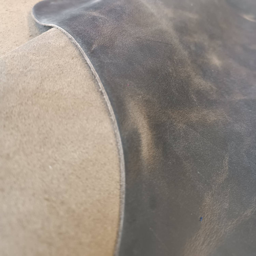 Кожа Крейзи Хорс Dark 1,4-1,6 мм Тёмно Коричневый фото 6